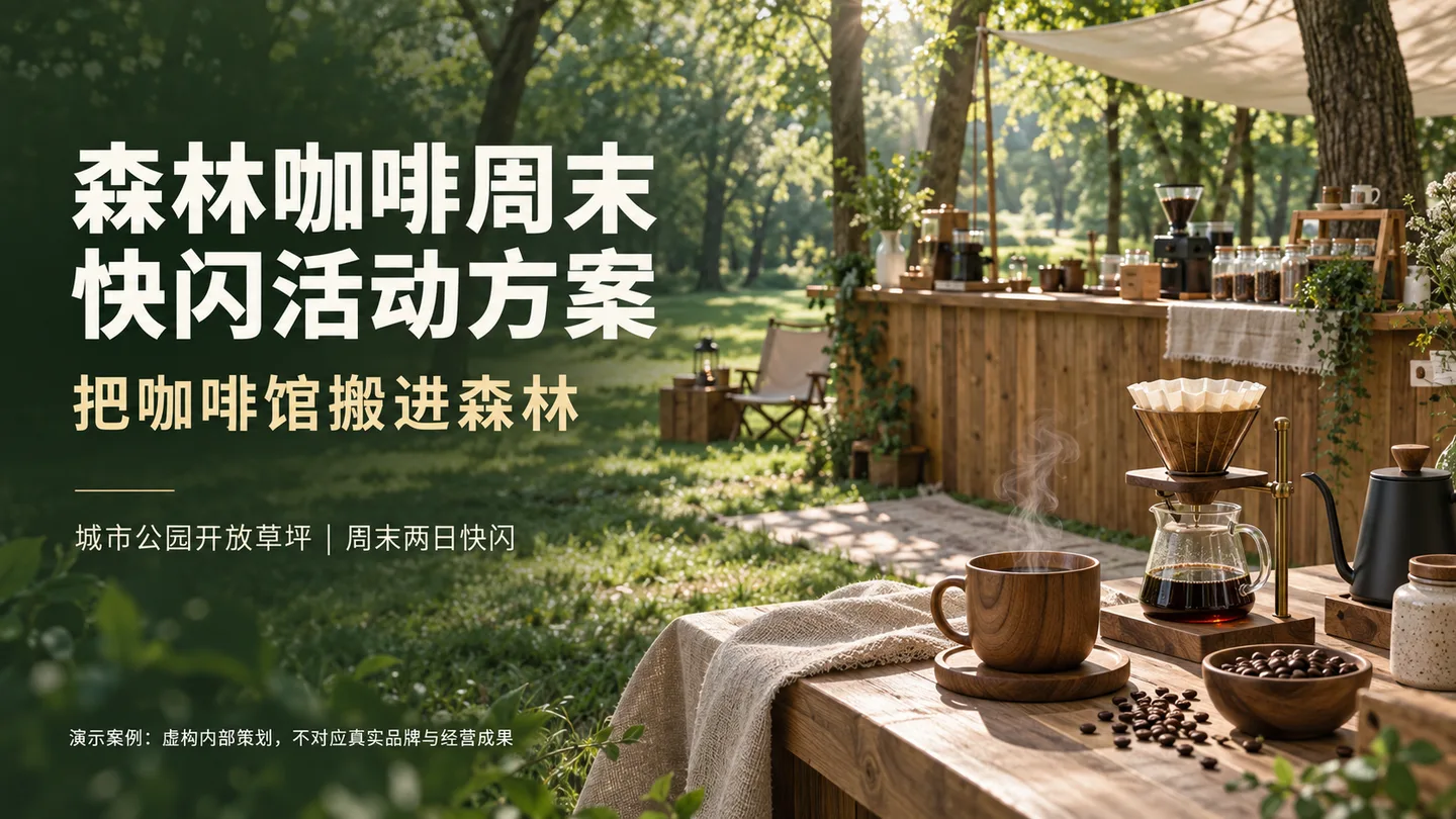 森林咖啡：周末快闪活动，第 1 页